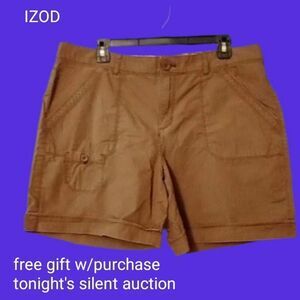 IZOD Women's 100% cotton shorts size 14
